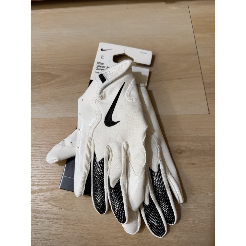 Nike Vapor Jet Football Receiver Gloves Adult Size Medium White Black